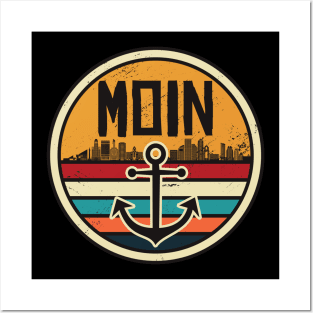Moin travel anchor design Posters and Art